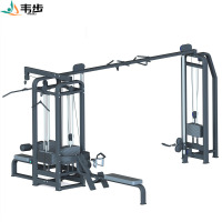 韦步EM1029商用五人站方位飞鸟龙门架综合力量训练健身房组合器械