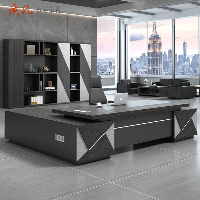 质凡总裁桌简约现代单人大班台总经理办公室桌