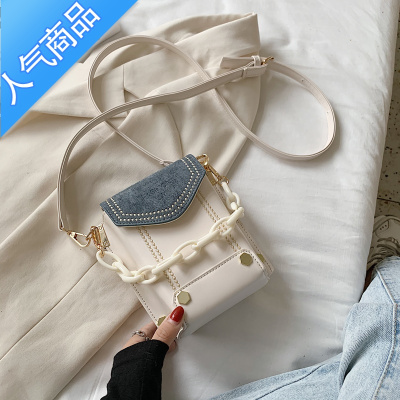 FENGHOU小包包女夏2021新款时尚斜挎包迷你百搭小众女包水桶手机包女斜挎包