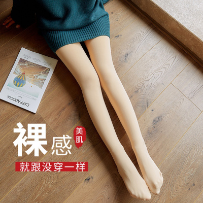 光腿袜神器打底裤一体裤加绒加厚连裤袜防勾丝保暖女外穿