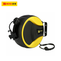 波斯(BOSI) 荧光系列自动伸缩线缆盘 9+1m 台