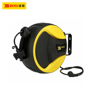 波斯(BOSI) 荧光系列自动伸缩线缆盘 9+1m 台