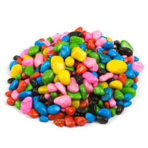 鱼缸水族箱水缸造景 乌龟缸 盆景花盆装饰 彩色石头2斤 默认颜色 默认尺寸