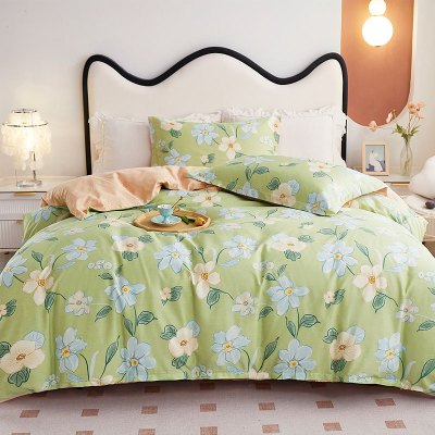 唐纳家纺 全棉四件套-清丽花园 200*230CM- TN-KT24020