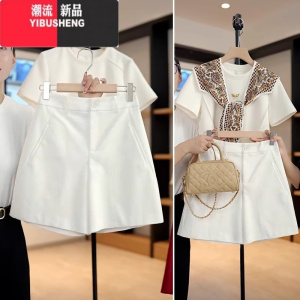 YIBUSHENGa字短裤女款季小个子裤子2024新款外穿天薄款休闲西装五分裤