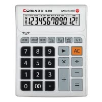 齐心 C-898 舒视语音王计算器 12位 203*158*50mm 白