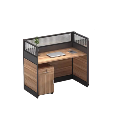 迅迈 单人位含柜1200*600*1100mm员工位简约现代工位屏风职员办公桌