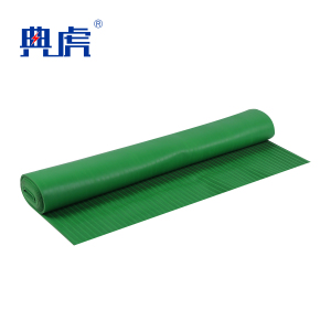 典虎 绝缘橡胶板 绿色条纹 25kv 5米*1米*8mm 卷