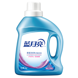 蓝月亮 深层洁净洗衣液1kg瓶 薰衣草香 深层洁净 强效去污 低泡易漂 温和不伤手 护衣护色 学生宿舍