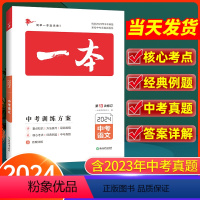 语文 全国通用 [正版]2024版 一本中考训练方案语文全国通用 初三语文基础知识四轮总复习资料大全历年中考真题九年级冲