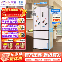 [官方正品]美的出品华凌冰箱60cm超薄零嵌入 法式多门一级能效节能省电全空间净味家用风冷冰箱HR-419WUFPZ