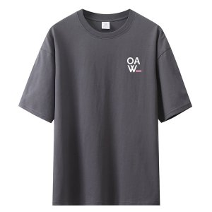 鑫捷登 男女同款230克纯棉印花T恤LWKS-T2372