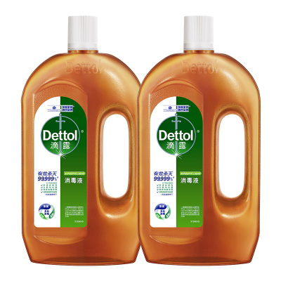 滴露消毒液1.2L*2家用衣物消毒杀菌儿童玩具家居宠物内衣内裤衣物高效除螨