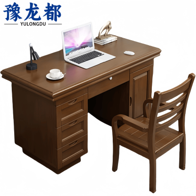 豫龙都电脑桌一桌一椅套