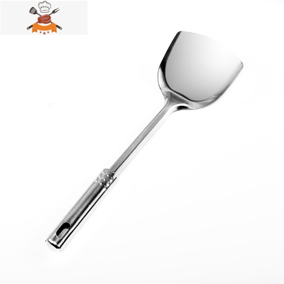 木铲子竹木无漆不粘锅专用木锅铲炒锅铲炒菜木头铲饭勺子汤勺套装 敬平 不锈钢锅铲