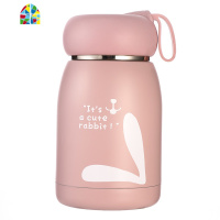 保温杯男女士304不锈钢学生水杯子大容量儿童壶便携可爱茶杯 FENGHOU 静谧蓝+杯套