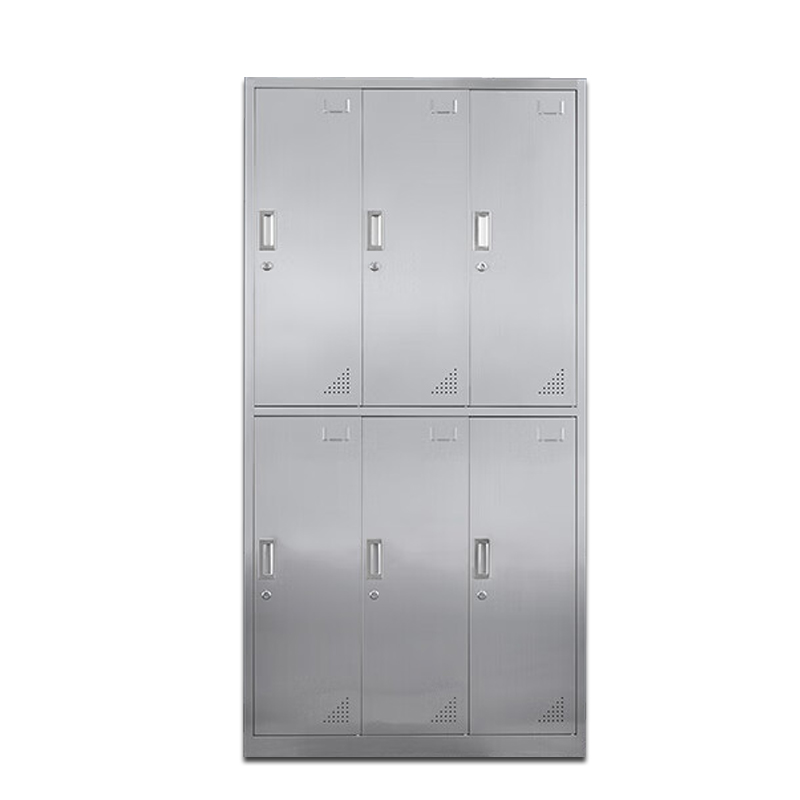 昀物不锈钢衣柜六门台