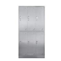 昀物不锈钢衣柜六门台
