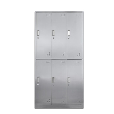 昀物不锈钢衣柜六门台