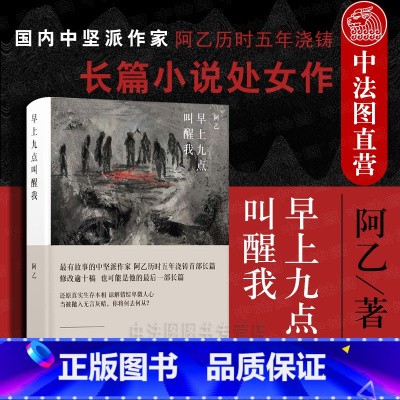 [正版]中法图 早上九点叫醒我 阿乙作品 译林出版社 央视朗读者作品 单向街书店文学奖 都市情感小说 现代当代文学长篇