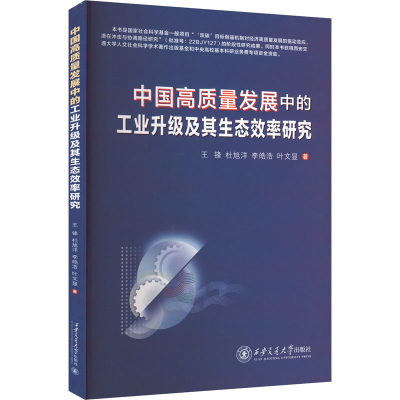 正版新书]中国高质量发展中的工业升级及其生态效率研究王锋 等