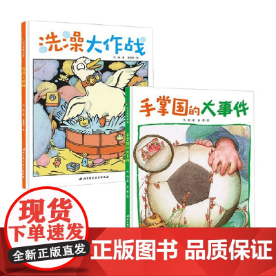手掌国的大事件+洗澡大作战 代冉 著 儿童绘本