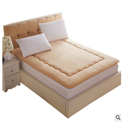 顾享家家用加厚保暖软垫羊羔绒床垫床1.2米*2.0米