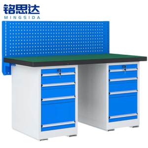 铭思达重型钳工操作台1.5米双四抽张