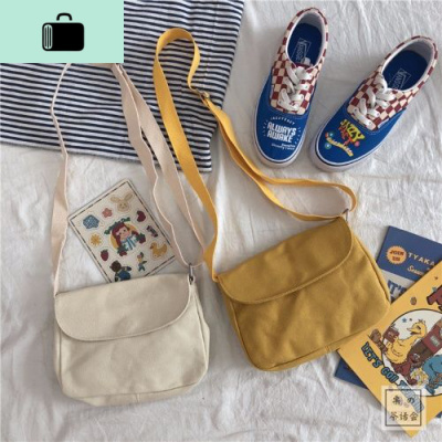 文艺ins日系软妹帆布包韩国ulzzang斜跨包女学生单肩小包NEWLAKE女手包