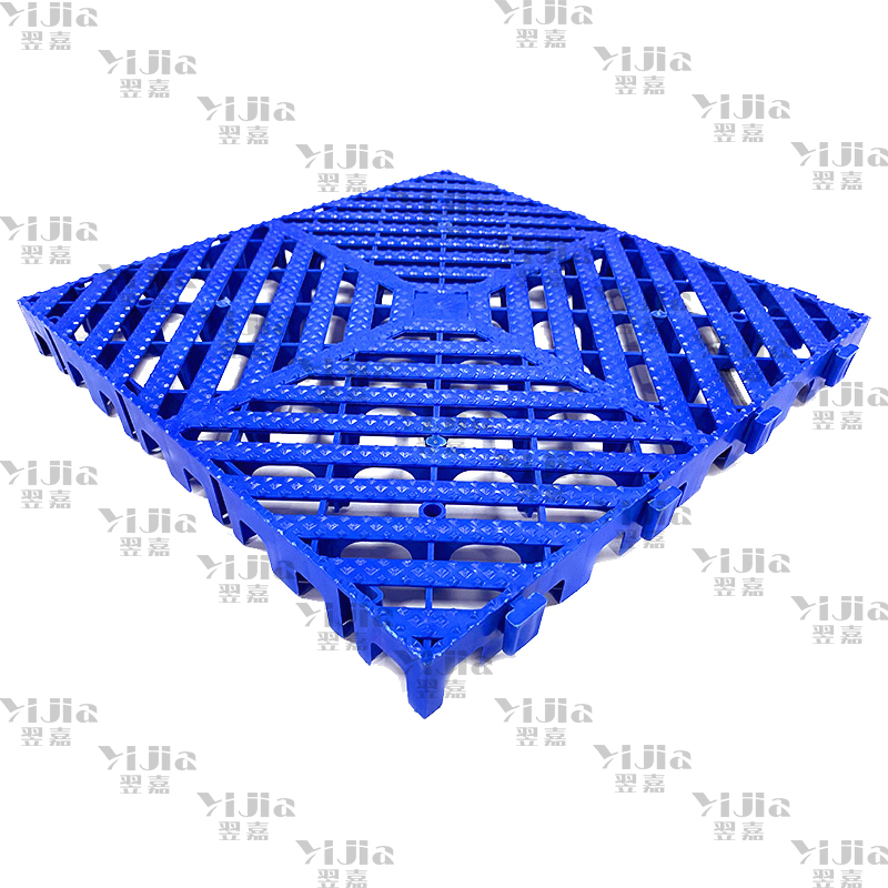 翌嘉 YJ3121316地格栅塑料拼接地板垫网格垫板 蓝色