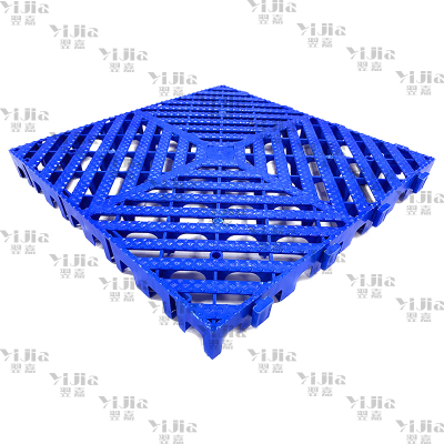 翌嘉 YJ3121316地格栅塑料拼接地板垫网格垫板 蓝色