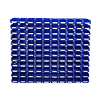 翌嘉YJ4121758 斜口组合式零件盒收纳分类货架型盒箱 蓝色 120只装 1010*160*1100