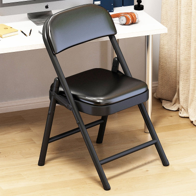 35办公室折叠椅子靠背宿舍书桌符象简易凳子生学习舒适久坐电脑座椅