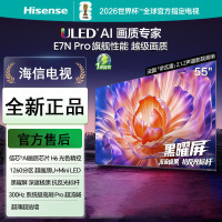 海信电视E7N Pro 55英寸信芯芯片H6 U+Mini LED黑曜屏 300Hz高刷DeepSeekAI智能
