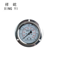 祥屹 耐震压力表轴向带边 YTN60ZT 0-6Mpa 块