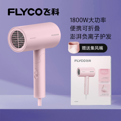 飞科(FLYCO)吹风机 家用电吹风负离子深度养发大功率 便携家用学生宿舍可折叠吹风机FH6278