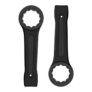 立伟铁牛敲击梅花扳手56mm/把