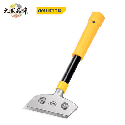 得力 重型刮污刀铲刀玻璃刮刀地板美缝墙皮瓷砖玻璃清洁铲刀铲子300mm(单位:把)