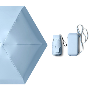 稳帆甄选 迷你便捷六折晴雨两用伞 SX-5655/把