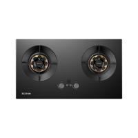 百得(BEST)华帝股份燃气灶AQ23S 5.0kW火力新一级能效梯焱猛火灶99min双边定时烟灶联动70%高热效液化气