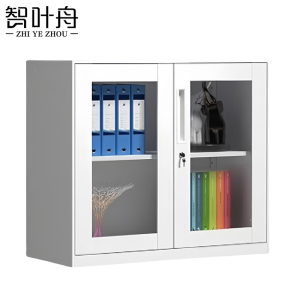 智叶舟矮柜玻璃门900*400*760mm台