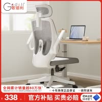 歌德利H1学生学习椅宿舍电脑椅居家久坐办公椅家用游戏电竞椅舒适久坐人体工学椅