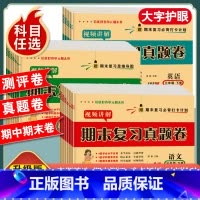 [5本套/人教版]语数英试卷+练字帖+阅读理解 六年级下 [正版]一年级二年级三年级四五六年级上册下册试卷测试卷全套人教