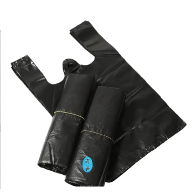 松丰 加厚黑色垃圾袋手提袋 48cm*76cm(27个/包) 包