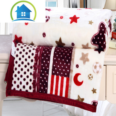 三维工匠毛毯加厚单人冬季被子大学生宿舍冬天加绒保暖铺床1.2m米盖的双。