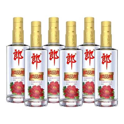 郎酒顺品郎 金盖顺45度480ml*6 新老版本年份随机 光瓶口粮