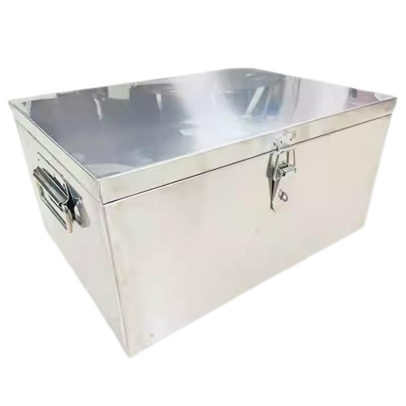 瑾如云海 不锈钢存放箱 不锈钢存储箱 不锈钢箱子 400*300*250mm 个