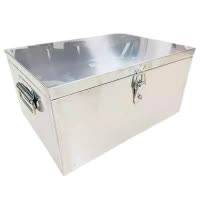 瑾如云海 不锈钢存放箱 不锈钢存储箱 不锈钢箱子 400*300*250mm 个