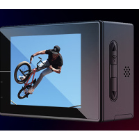 SJCAM速影 4000双屏运动相机摩托车行车记录双屏4K相机vlog相机防抖防水摄像机无卡