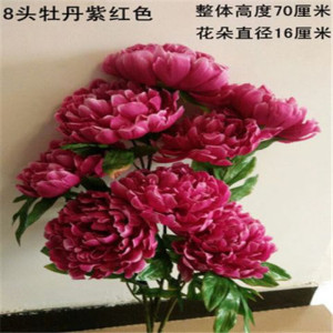维诺亚仿真牡丹花5头3头8头客厅落地装饰花婚庆花彩色大牡丹花头